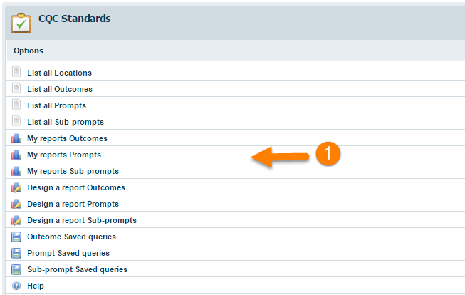 Main CQC Standards Page